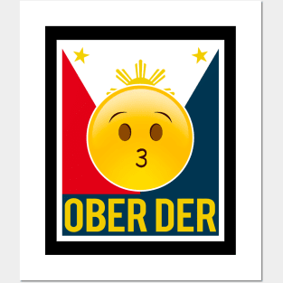 Filipino Emoji Ober Der Posters and Art